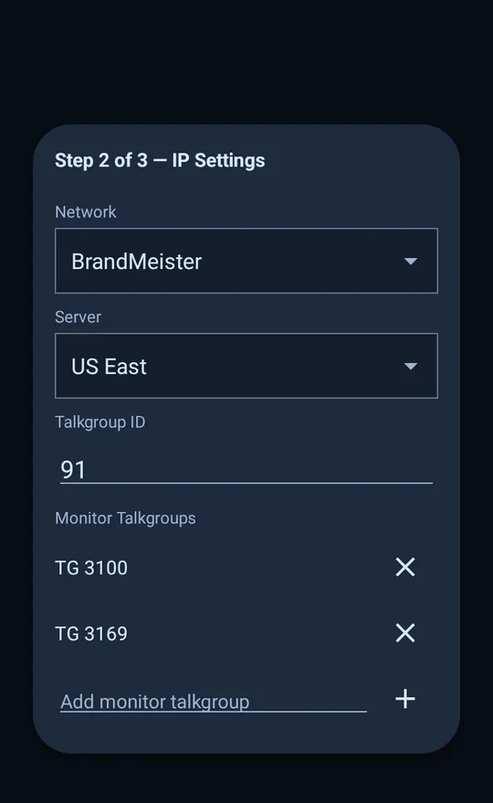 The memory editor for a network channel